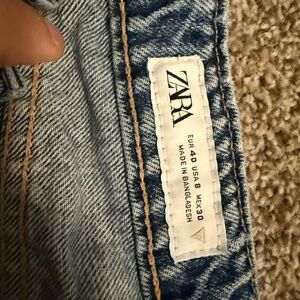 Zara Women's Sky Blue Jeans